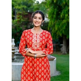Cotton Kurti With Pant