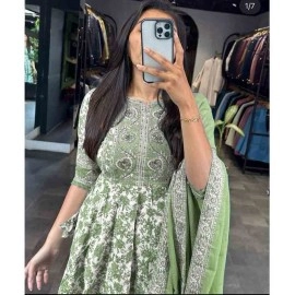 Cotton kurti Pant with Dupatta