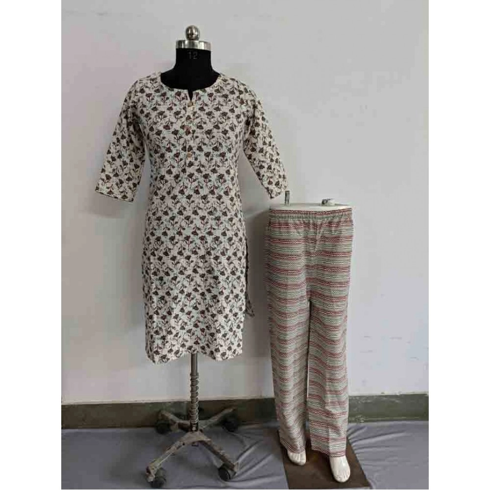 Cotton kurti Pant