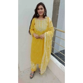 Cotton kurti Pant with Dupatta