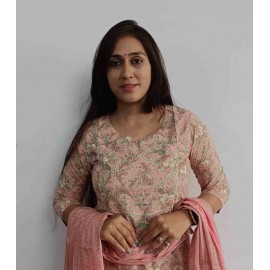 Cotton Kurti Pant with Dupatta