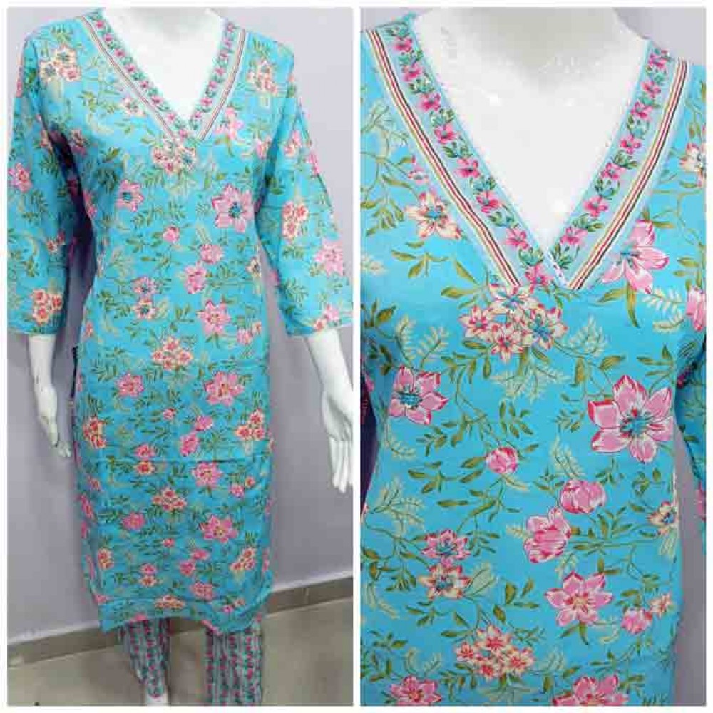 Cotton kurti with Pant