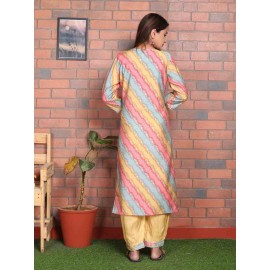 Modal Silk Kurti Pant with Dupatta