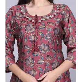 Modal silk kurti Pant with Dupatta