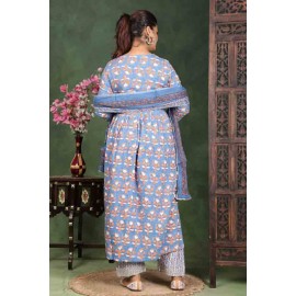 Nayra Cut kurti Pant with Dupatta