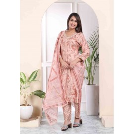 Muslin kurti Pant with Dupatta