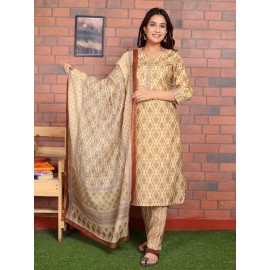 Modal Silk Kurti Pant with Dupatta