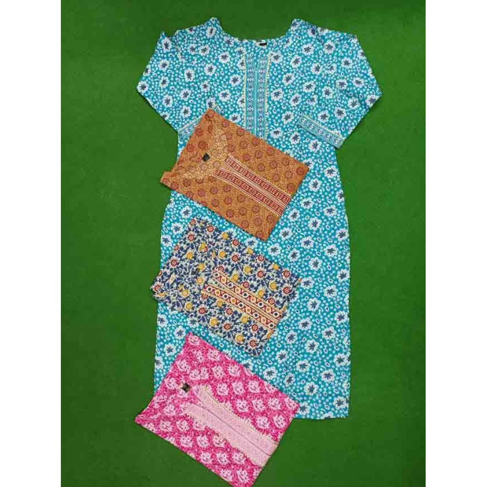 Cotton Kurti Mix colour Mix Design