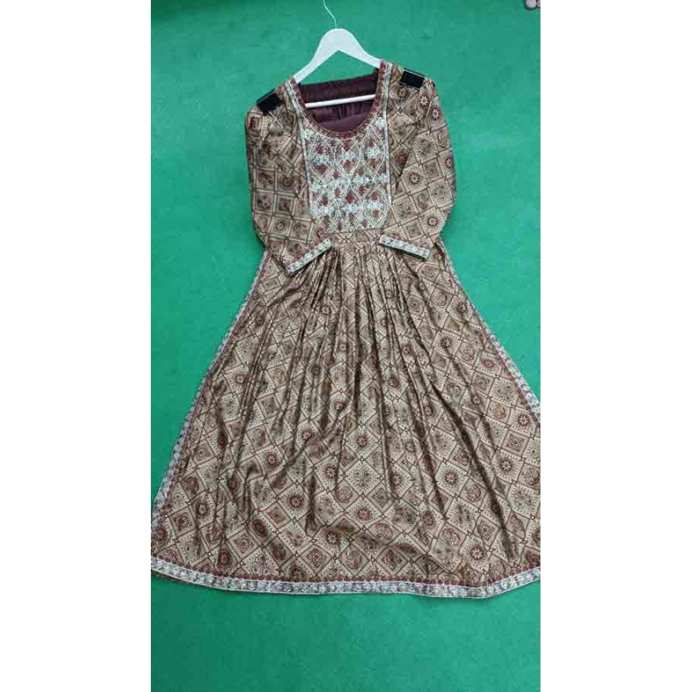 Modal silk kurti Pant with Dupatta