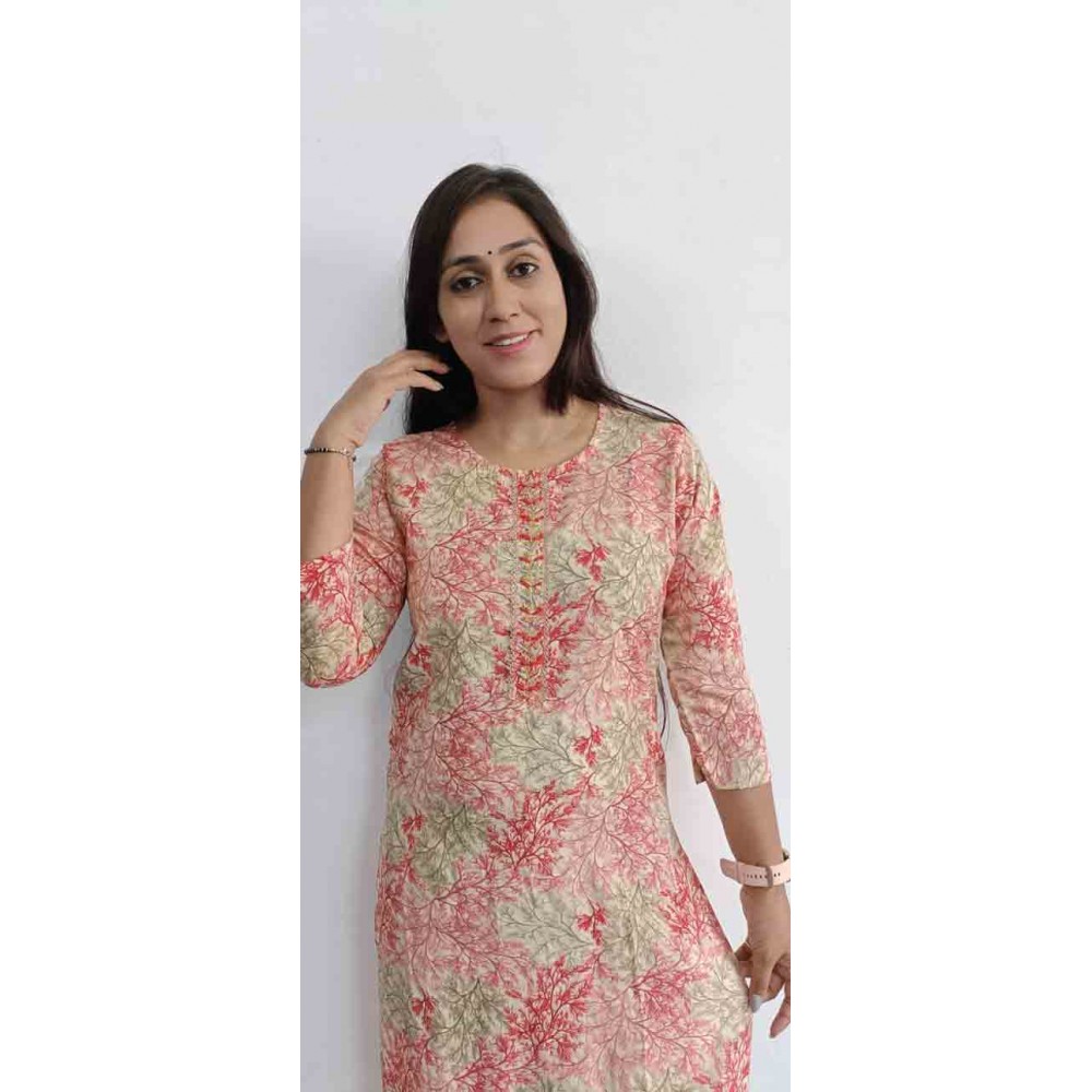 Modal Silk Kurti