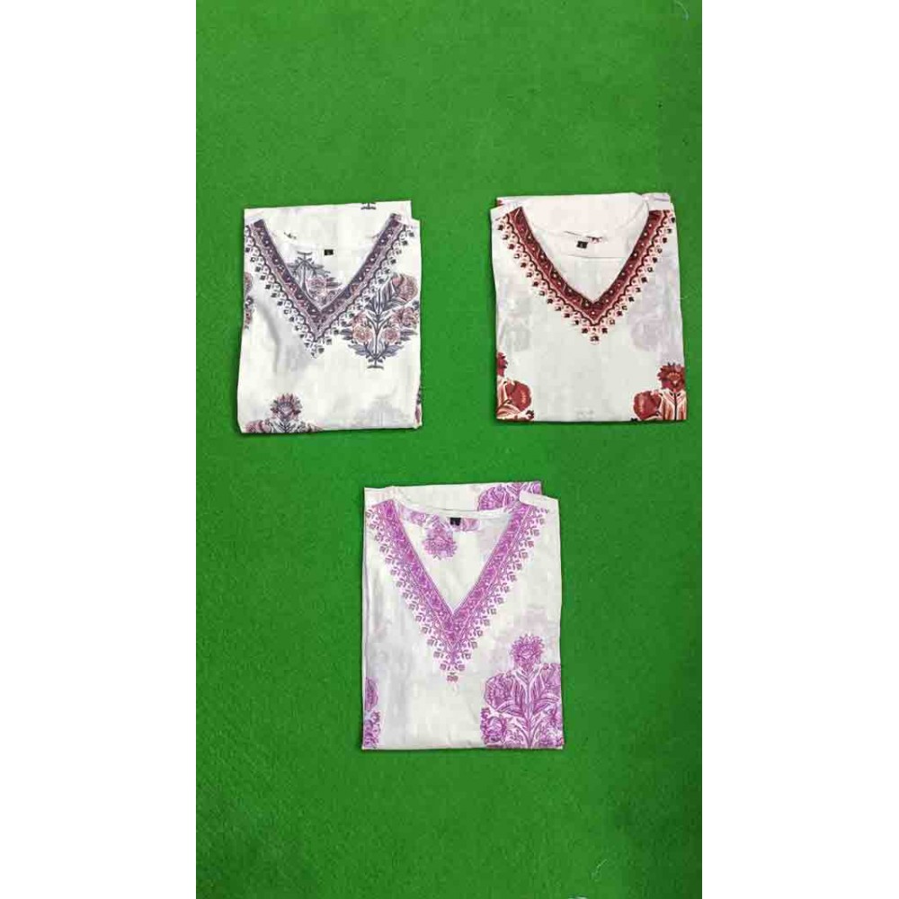 Cotton kurti Pant with Dupatta