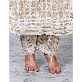Cotton 60 - 40 kurti Pant with Dupatta