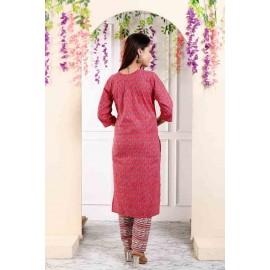 Cotton 60 - 40 kurti Pant with Dupatta