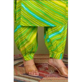 Cotton kurti Afgani Pant with Dupatta