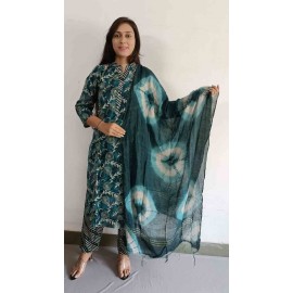 Muslin kurti Pant with Dupatta