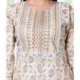 Cotton 60 - 40 kurti Pant with Dupatta