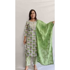 Rayon Kurti Pant with Dupatta