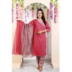 Cotton 60 - 40 kurti Pant with Dupatta