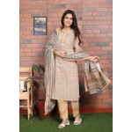 Cotton Kurti Pant with Dupatta