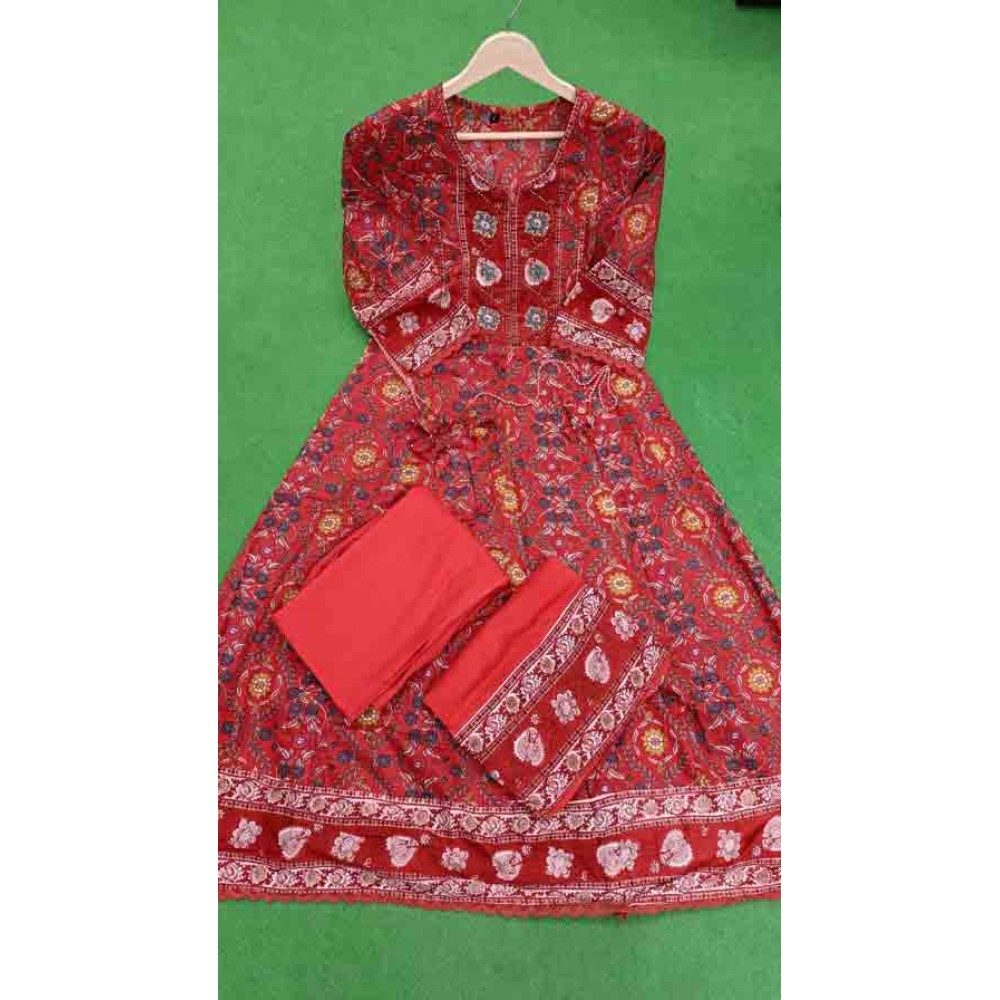 Cotton kurti Pant with Dupatta