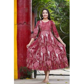 Heavy Reyon Anarkali