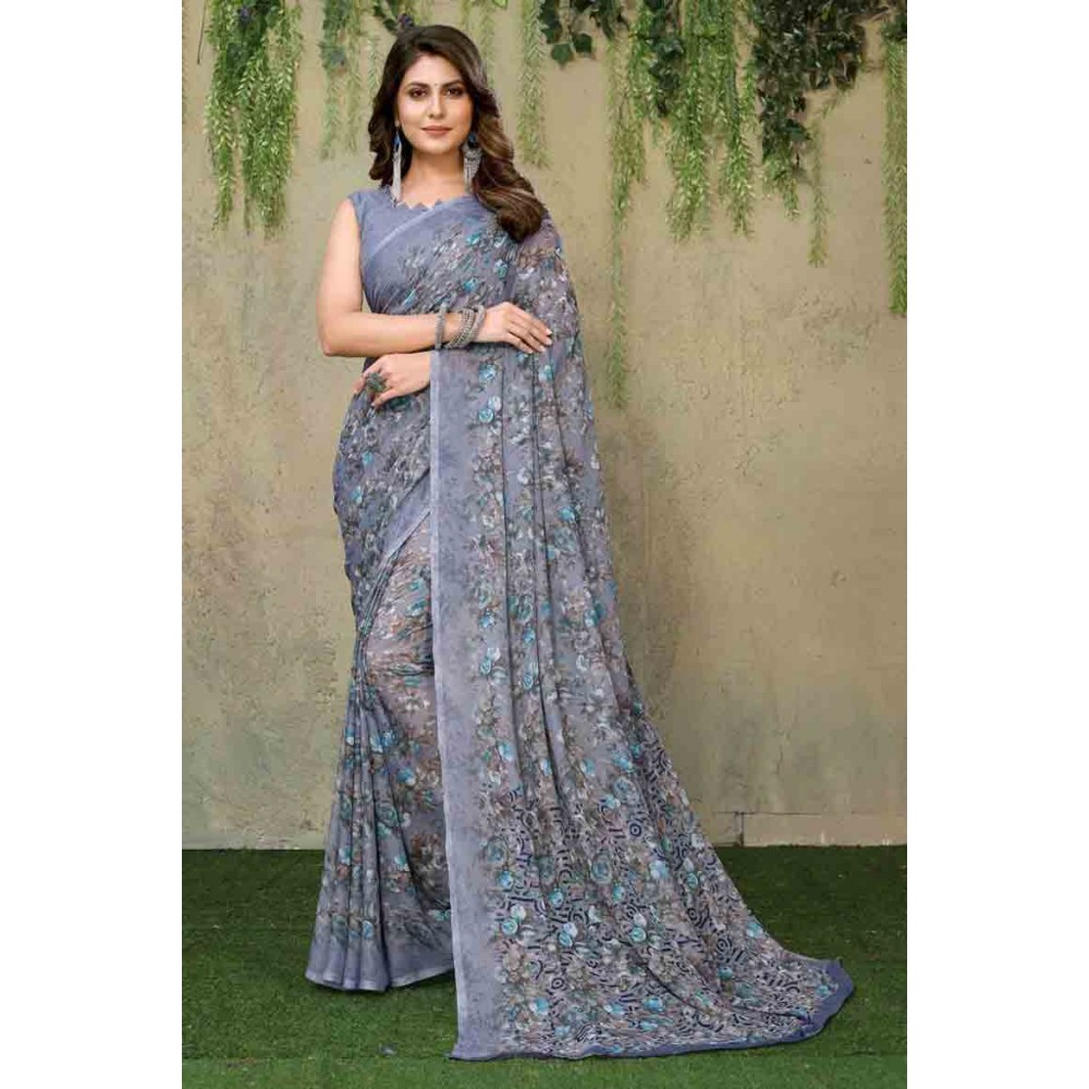 Georgette printed Saree Collection