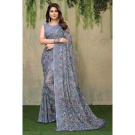 Georgette printed Saree Collection