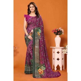 Saree Georgette Printed