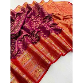 Pattu Handloom  Banarasi Silk Saree