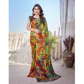 Printed Chiffon Saree Collection