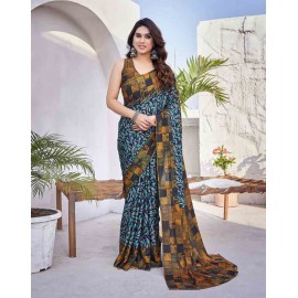 Printed Chiffon Saree Collection