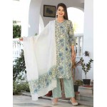 Cotton kurti Pant with Dupatta