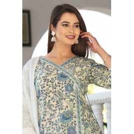 Cotton kurti Pant with Dupatta