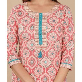 Cotton Kurti Pant with Dupatta