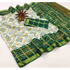  Pure Bandhani Patola Cotton Saree Collection