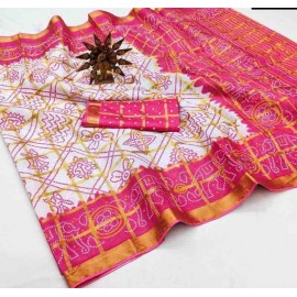  Pure Bandhani Patola Cotton Saree Collection