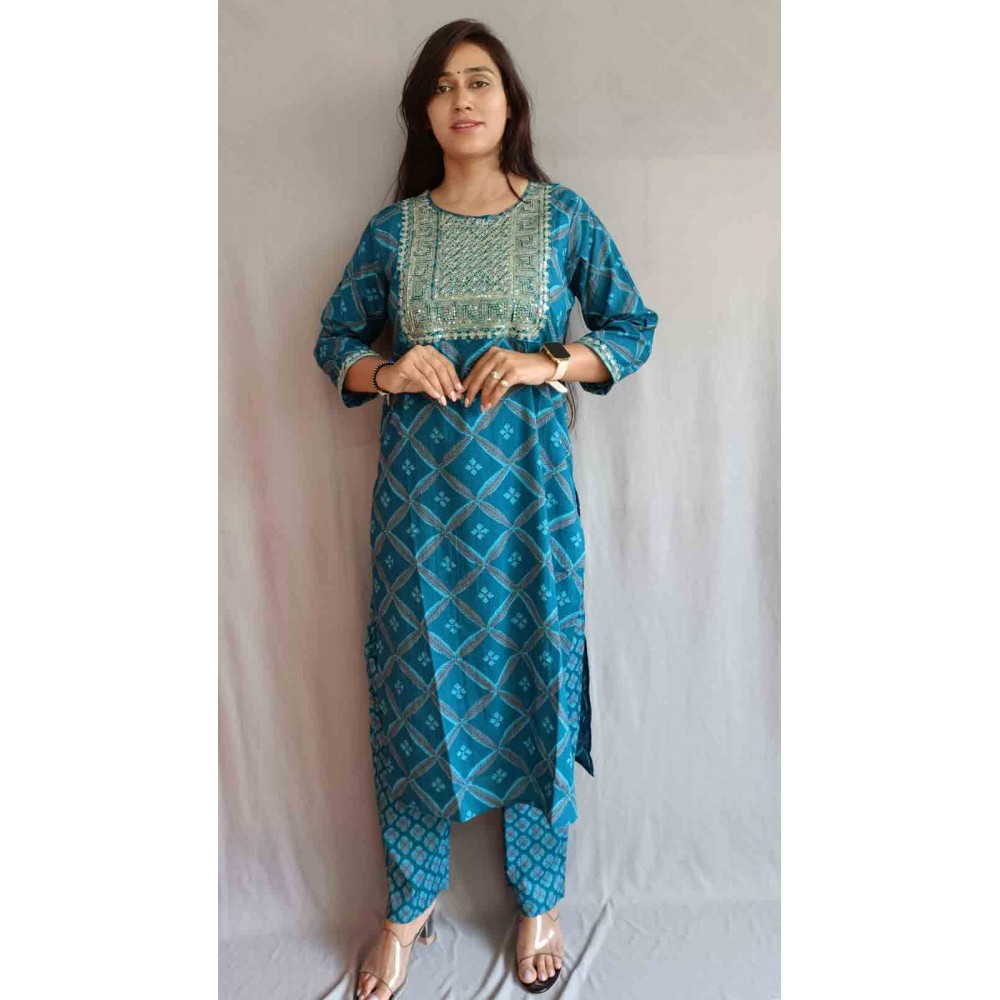 Cotton Kurti With Pant
