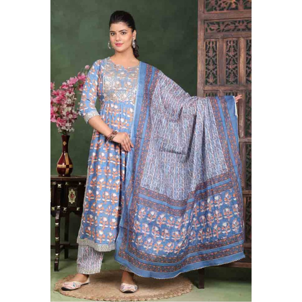 Nayra Cut kurti Pant with Dupatta