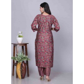 Modal silk kurti Pant with Dupatta