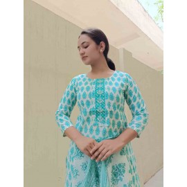 Cotton kurti Pant with Dupatta