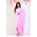 Cotton Kurti Pant with Dupatta
