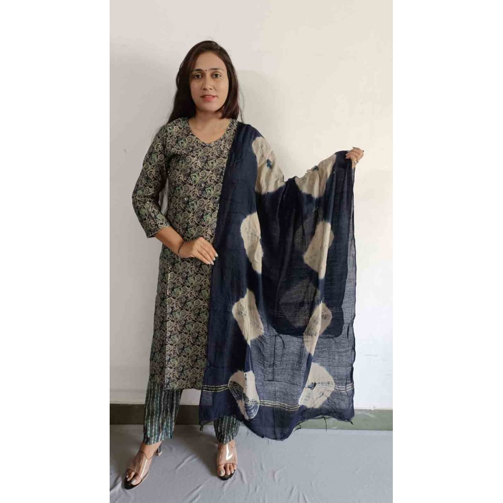 Muslin kurti Pant with Dupatta