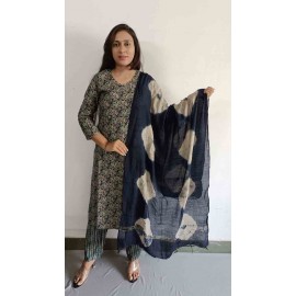 Muslin kurti Pant with Dupatta