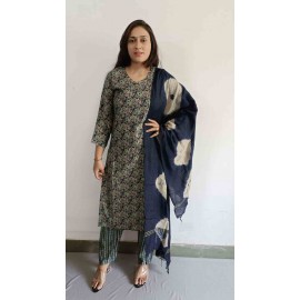 Muslin kurti Pant with Dupatta