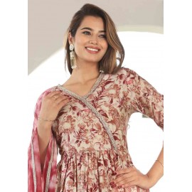 Muslin kurti Pant with Dupatta