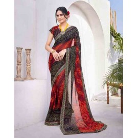 Georgette with Lace Saree Collection