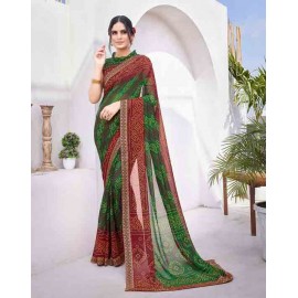 Georgette with Lace Saree Collection