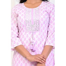 Cotton Kurti Pant with Dupatta