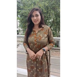 Maslin kurti with pant