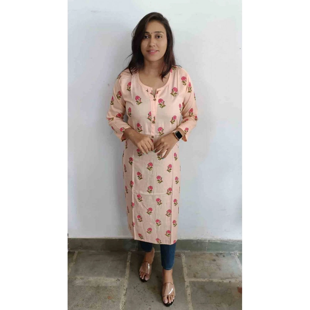 Rayon Kurti Pant with Dupatta
